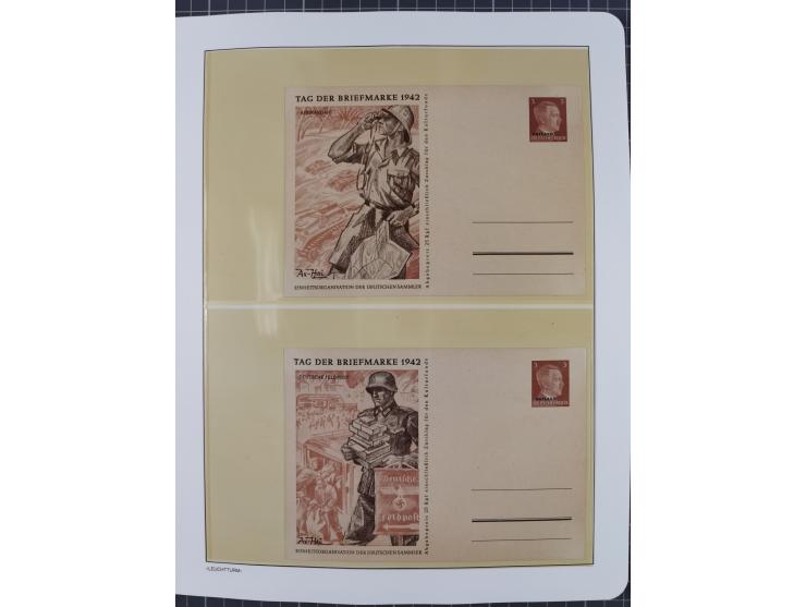 1939/45, postfrische und winzig ungebrauchte/gestempelte Sammlung mit vielen kompletten Gebieten, dabei Böhmen und Mähren mit