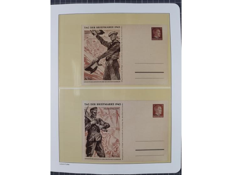 1939/45, postfrische und winzig ungebrauchte/gestempelte Sammlung mit vielen kompletten Gebieten, dabei Böhmen und Mähren mit