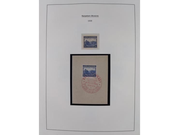 1939/45, postfrische und winzig ungebrauchte/gestempelte Sammlung mit vielen kompletten Gebieten, dabei Böhmen und Mähren mit