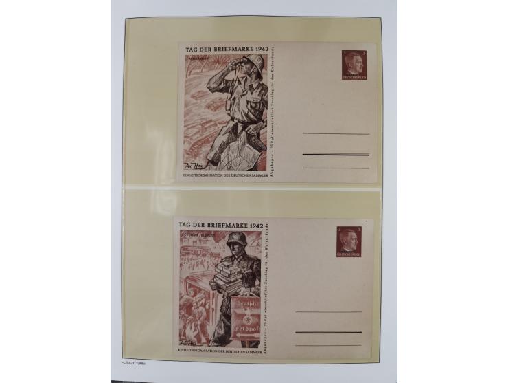 1939/45, postfrische und winzig ungebrauchte/gestempelte Sammlung mit vielen kompletten Gebieten, dabei Böhmen und Mähren mit