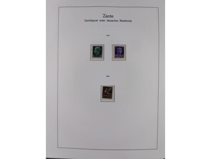 1939/45, postfrische und winzig ungebrauchte/gestempelte Sammlung mit vielen kompletten Gebieten, dabei Böhmen und Mähren mit