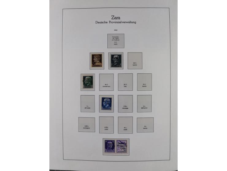 1939/45, postfrische und winzig ungebrauchte/gestempelte Sammlung mit vielen kompletten Gebieten, dabei Böhmen und Mähren mit