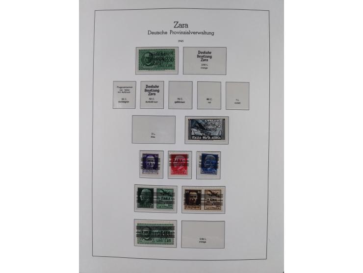 1939/45, postfrische und winzig ungebrauchte/gestempelte Sammlung mit vielen kompletten Gebieten, dabei Böhmen und Mähren mit