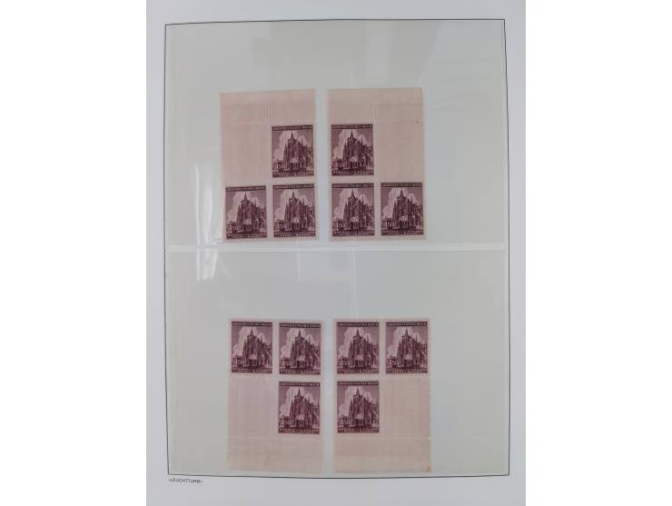 1939/45, postfrische und winzig ungebrauchte/gestempelte Sammlung mit vielen kompletten Gebieten, dabei Böhmen und Mähren mit