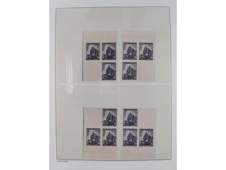 1939/45, postfrische und winzig ungebrauchte/gestempelte Sammlung mit vielen kompletten Gebieten, dabei Böhmen und Mähren mit