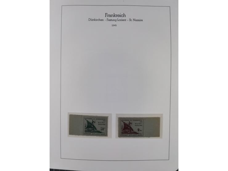 1939/45, postfrische und winzig ungebrauchte/gestempelte Sammlung mit vielen kompletten Gebieten, dabei Böhmen und Mähren mit