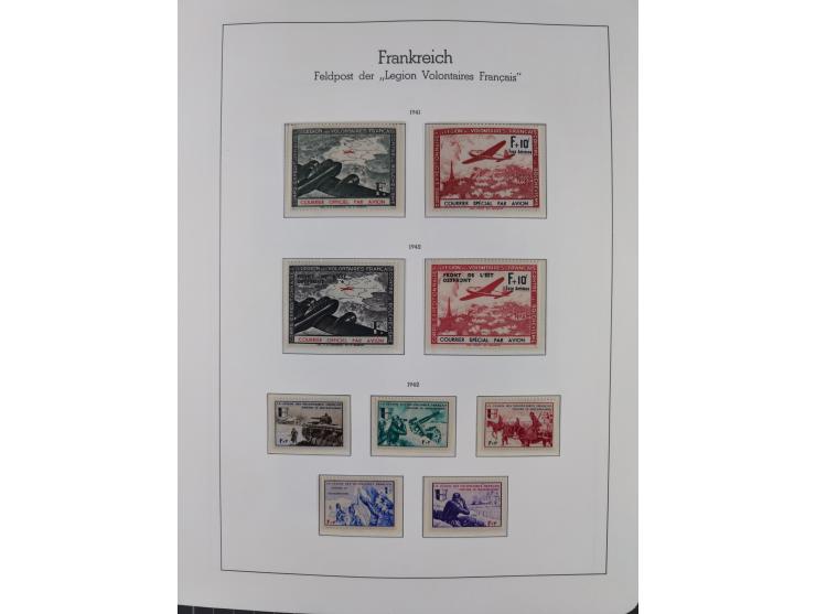 1939/45, postfrische und winzig ungebrauchte/gestempelte Sammlung mit vielen kompletten Gebieten, dabei Böhmen und Mähren mit