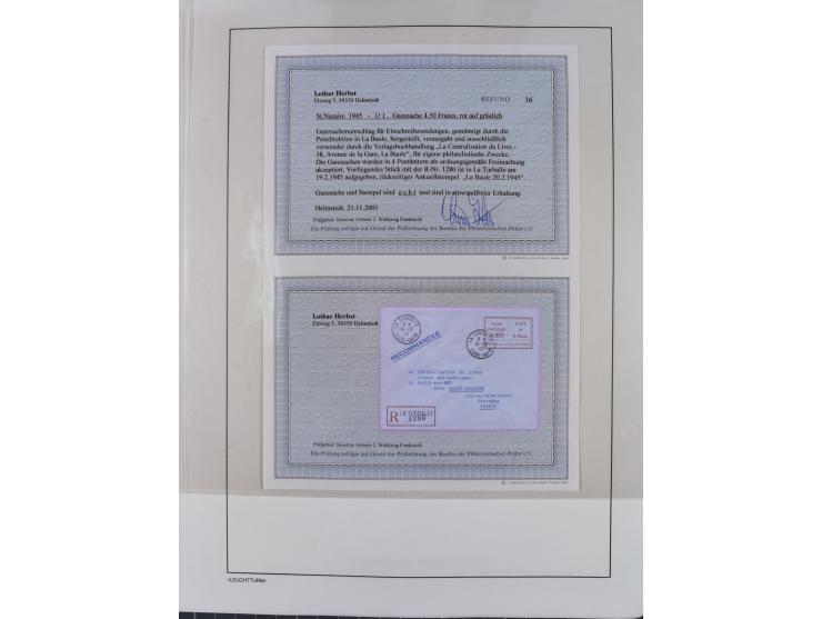 1939/45, postfrische und winzig ungebrauchte/gestempelte Sammlung mit vielen kompletten Gebieten, dabei Böhmen und Mähren mit