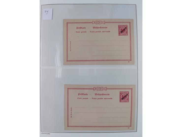 1898/1919, meist postfrische Sammlung inkl. 23 Ganzsachen, dabei einige komplette Sätze, Kaiseryacht meist bis 1 oder 2 M. kp