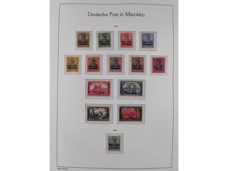 1898/1919, meist postfrische Sammlung inkl. 23 Ganzsachen, dabei einige komplette Sätze, Kaiseryacht meist bis 1 oder 2 M. kp