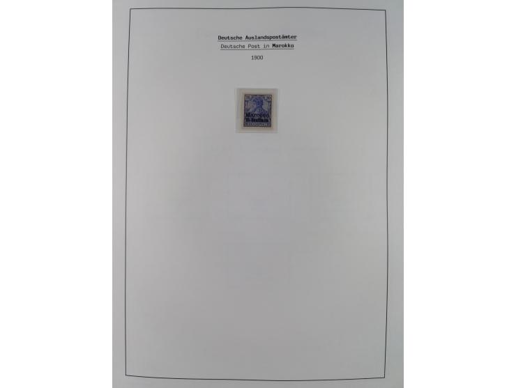 1898/1919, meist postfrische Sammlung inkl. 23 Ganzsachen, dabei einige komplette Sätze, Kaiseryacht meist bis 1 oder 2 M. kp