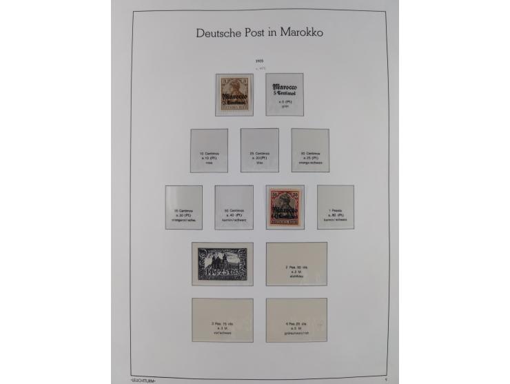 1898/1919, meist postfrische Sammlung inkl. 23 Ganzsachen, dabei einige komplette Sätze, Kaiseryacht meist bis 1 oder 2 M. kp