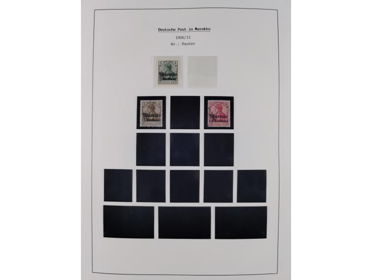 1898/1919, meist postfrische Sammlung inkl. 23 Ganzsachen, dabei einige komplette Sätze, Kaiseryacht meist bis 1 oder 2 M. kp