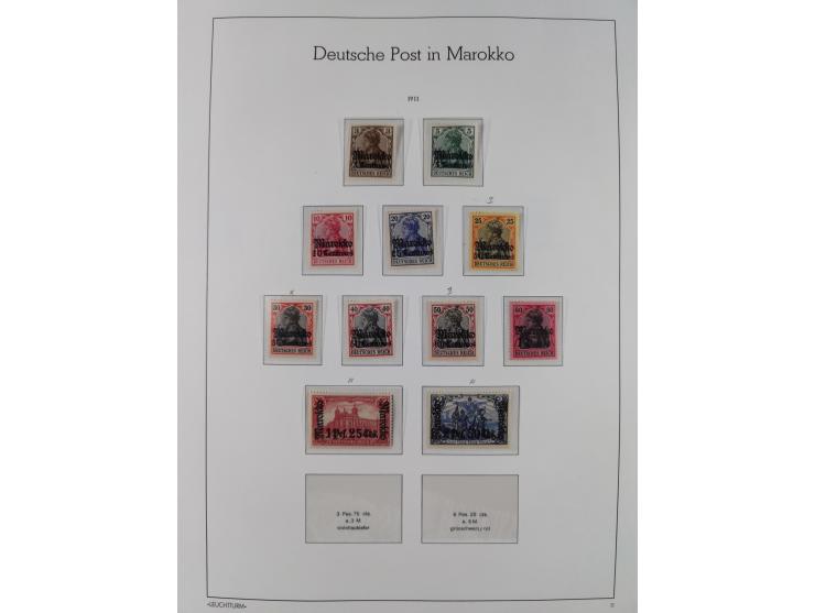 1898/1919, meist postfrische Sammlung inkl. 23 Ganzsachen, dabei einige komplette Sätze, Kaiseryacht meist bis 1 oder 2 M. kp