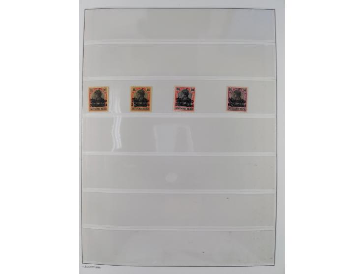 1898/1919, meist postfrische Sammlung inkl. 23 Ganzsachen, dabei einige komplette Sätze, Kaiseryacht meist bis 1 oder 2 M. kp