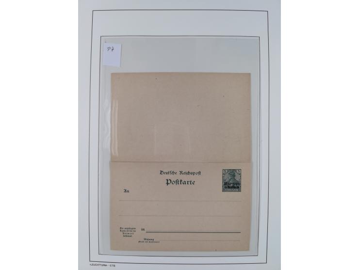 1898/1919, meist postfrische Sammlung inkl. 23 Ganzsachen, dabei einige komplette Sätze, Kaiseryacht meist bis 1 oder 2 M. kp