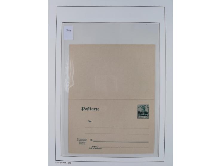 1898/1919, meist postfrische Sammlung inkl. 23 Ganzsachen, dabei einige komplette Sätze, Kaiseryacht meist bis 1 oder 2 M. kp