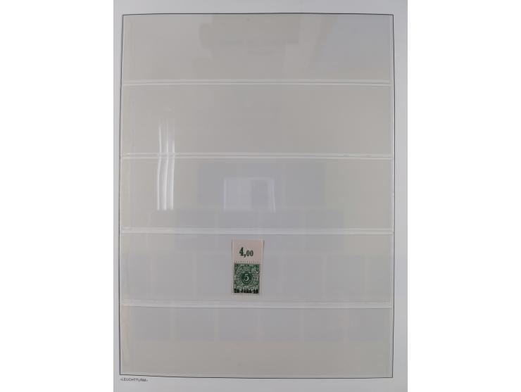 1898/1919, meist postfrische Sammlung inkl. 23 Ganzsachen, dabei einige komplette Sätze, Kaiseryacht meist bis 1 oder 2 M. kp