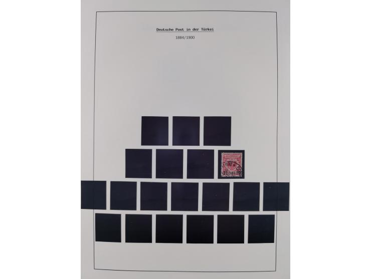 1898/1919, meist postfrische Sammlung inkl. 23 Ganzsachen, dabei einige komplette Sätze, Kaiseryacht meist bis 1 oder 2 M. kp