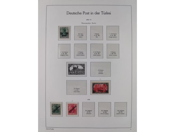 1898/1919, meist postfrische Sammlung inkl. 23 Ganzsachen, dabei einige komplette Sätze, Kaiseryacht meist bis 1 oder 2 M. kp