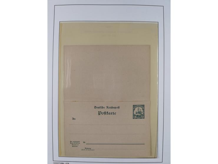 1898/1919, meist postfrische Sammlung inkl. 23 Ganzsachen, dabei einige komplette Sätze, Kaiseryacht meist bis 1 oder 2 M. kp