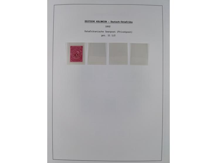 1898/1919, meist postfrische Sammlung inkl. 23 Ganzsachen, dabei einige komplette Sätze, Kaiseryacht meist bis 1 oder 2 M. kp