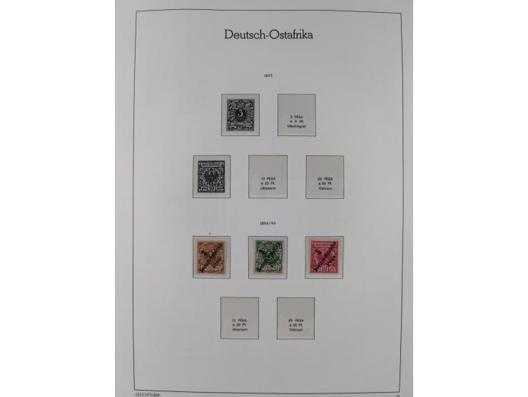 1898/1919, meist postfrische Sammlung inkl. 23 Ganzsachen, dabei einige komplette Sätze, Kaiseryacht meist bis 1 oder 2 M. kp