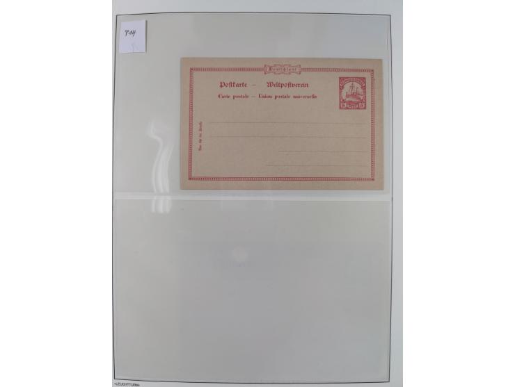 1898/1919, meist postfrische Sammlung inkl. 23 Ganzsachen, dabei einige komplette Sätze, Kaiseryacht meist bis 1 oder 2 M. kp