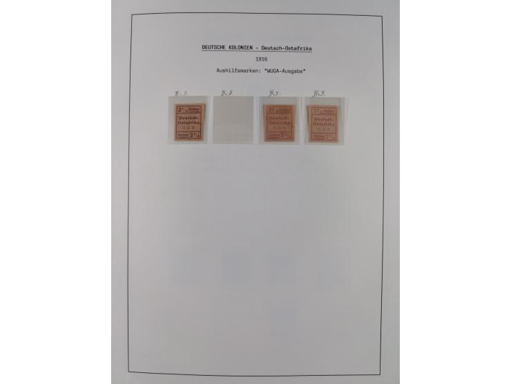 1898/1919, meist postfrische Sammlung inkl. 23 Ganzsachen, dabei einige komplette Sätze, Kaiseryacht meist bis 1 oder 2 M. kp