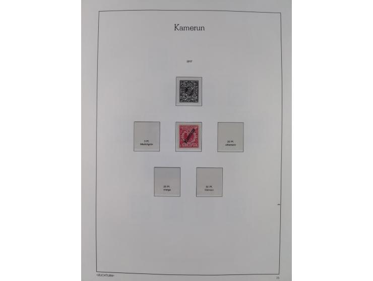 1898/1919, meist postfrische Sammlung inkl. 23 Ganzsachen, dabei einige komplette Sätze, Kaiseryacht meist bis 1 oder 2 M. kp