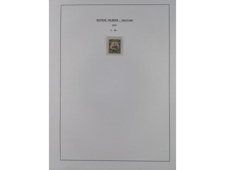 1898/1919, meist postfrische Sammlung inkl. 23 Ganzsachen, dabei einige komplette Sätze, Kaiseryacht meist bis 1 oder 2 M. kp