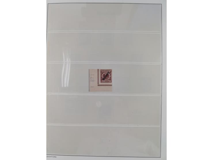 1898/1919, meist postfrische Sammlung inkl. 23 Ganzsachen, dabei einige komplette Sätze, Kaiseryacht meist bis 1 oder 2 M. kp