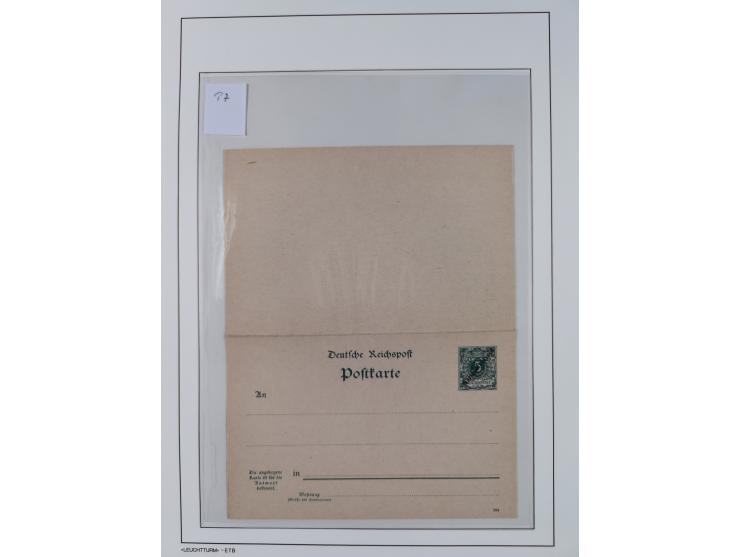 1898/1919, meist postfrische Sammlung inkl. 23 Ganzsachen, dabei einige komplette Sätze, Kaiseryacht meist bis 1 oder 2 M. kp