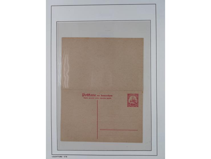 1898/1919, meist postfrische Sammlung inkl. 23 Ganzsachen, dabei einige komplette Sätze, Kaiseryacht meist bis 1 oder 2 M. kp