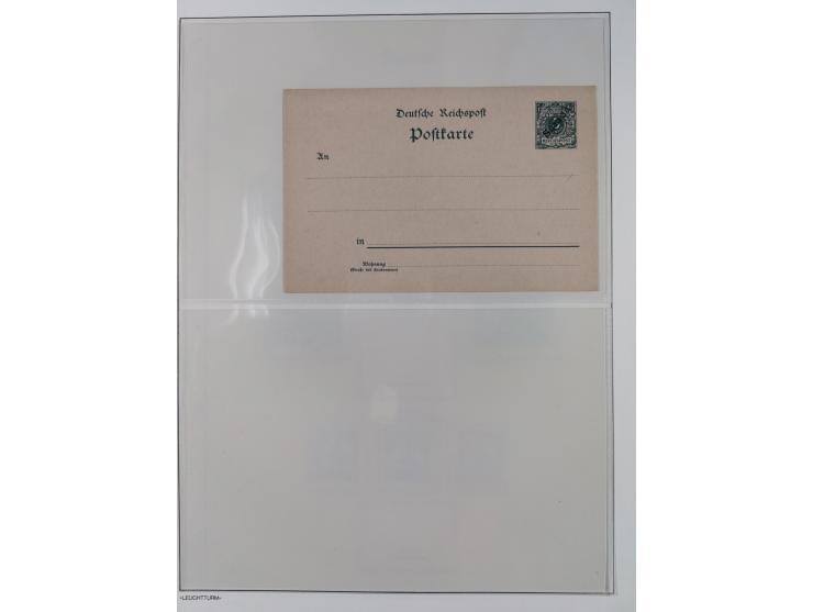 1898/1919, meist postfrische Sammlung inkl. 23 Ganzsachen, dabei einige komplette Sätze, Kaiseryacht meist bis 1 oder 2 M. kp