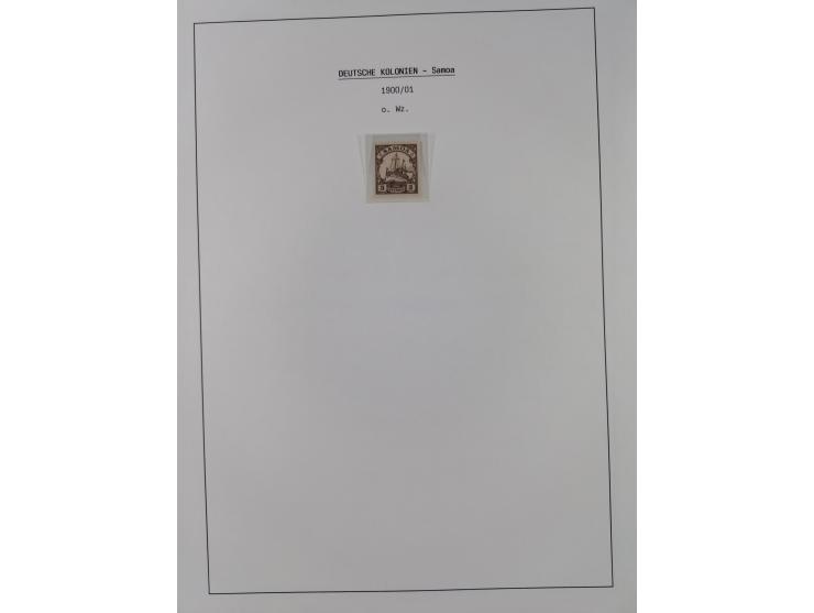 1898/1919, meist postfrische Sammlung inkl. 23 Ganzsachen, dabei einige komplette Sätze, Kaiseryacht meist bis 1 oder 2 M. kp