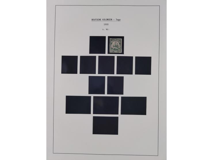 1898/1919, meist postfrische Sammlung inkl. 23 Ganzsachen, dabei einige komplette Sätze, Kaiseryacht meist bis 1 oder 2 M. kp