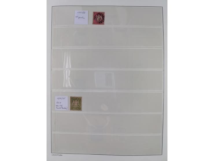 1849/1934 (ca.), meist postfrische Sammlung ab Altdeutschland mit einigen besseren Ausgaben, dabei u.a. Bayern mit Plattennum
