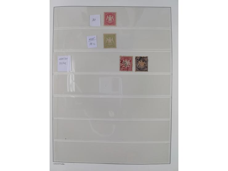 1849/1934 (ca.), meist postfrische Sammlung ab Altdeutschland mit einigen besseren Ausgaben, dabei u.a. Bayern mit Plattennum