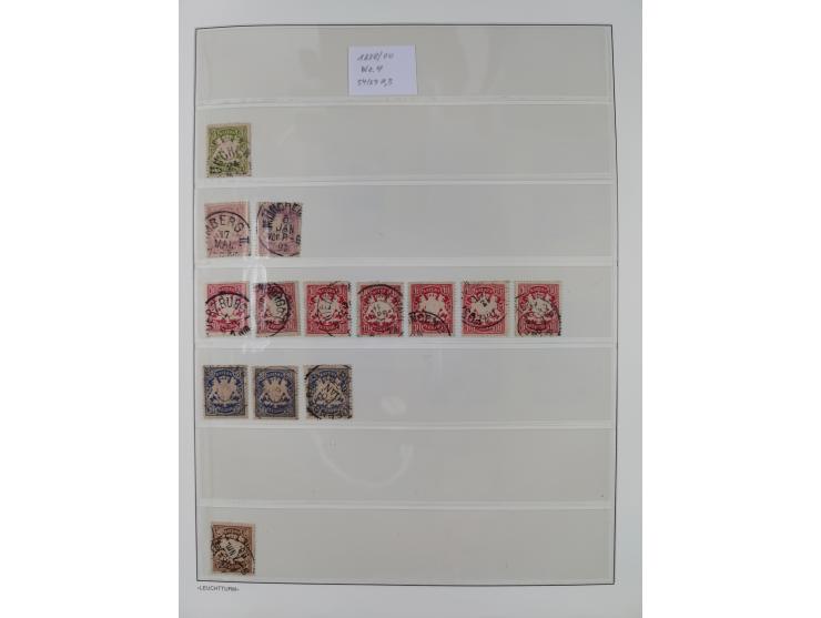 1849/1934 (ca.), meist postfrische Sammlung ab Altdeutschland mit einigen besseren Ausgaben, dabei u.a. Bayern mit Plattennum