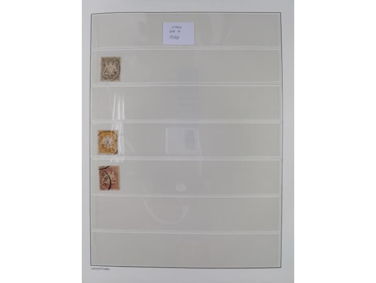 1849/1934 (ca.), meist postfrische Sammlung ab Altdeutschland mit einigen besseren Ausgaben, dabei u.a. Bayern mit Plattennum