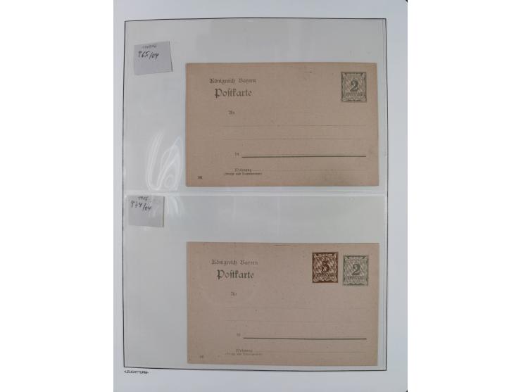 1849/1934 (ca.), meist postfrische Sammlung ab Altdeutschland mit einigen besseren Ausgaben, dabei u.a. Bayern mit Plattennum