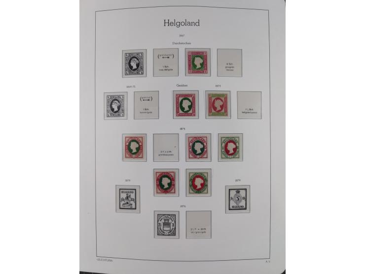 1849/1934 (ca.), meist postfrische Sammlung ab Altdeutschland mit einigen besseren Ausgaben, dabei u.a. Bayern mit Plattennum