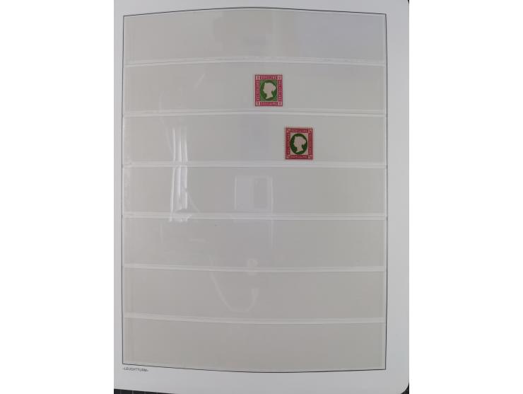 1849/1934 (ca.), meist postfrische Sammlung ab Altdeutschland mit einigen besseren Ausgaben, dabei u.a. Bayern mit Plattennum