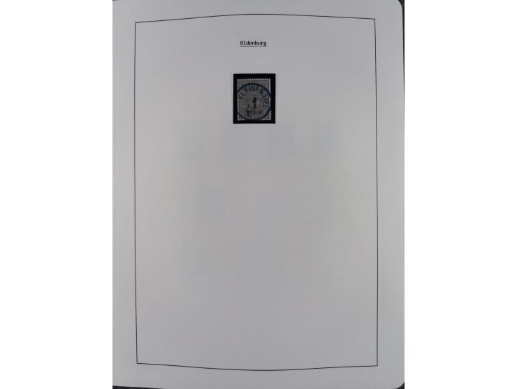 1849/1934 (ca.), meist postfrische Sammlung ab Altdeutschland mit einigen besseren Ausgaben, dabei u.a. Bayern mit Plattennum