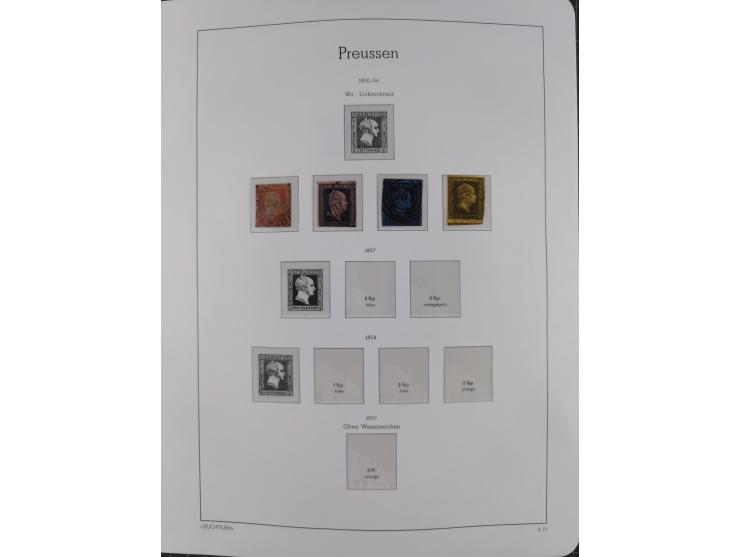 1849/1934 (ca.), meist postfrische Sammlung ab Altdeutschland mit einigen besseren Ausgaben, dabei u.a. Bayern mit Plattennum