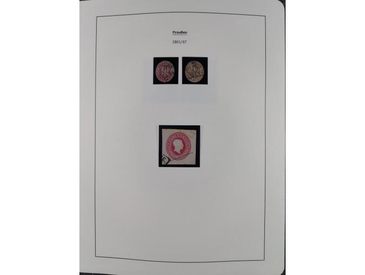 1849/1934 (ca.), meist postfrische Sammlung ab Altdeutschland mit einigen besseren Ausgaben, dabei u.a. Bayern mit Plattennum