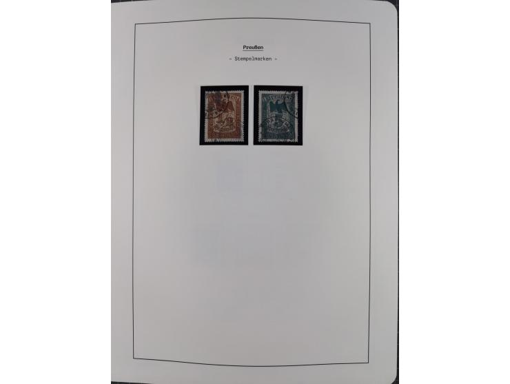 1849/1934 (ca.), meist postfrische Sammlung ab Altdeutschland mit einigen besseren Ausgaben, dabei u.a. Bayern mit Plattennum