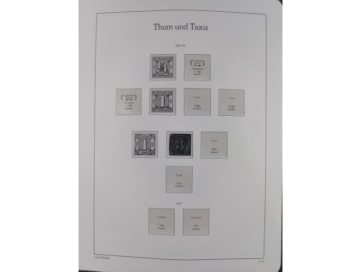 1849/1934 (ca.), meist postfrische Sammlung ab Altdeutschland mit einigen besseren Ausgaben, dabei u.a. Bayern mit Plattennum