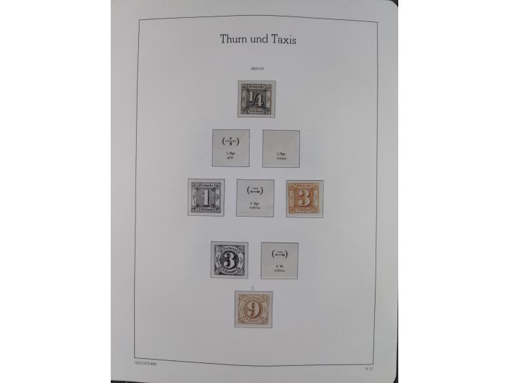 1849/1934 (ca.), meist postfrische Sammlung ab Altdeutschland mit einigen besseren Ausgaben, dabei u.a. Bayern mit Plattennum